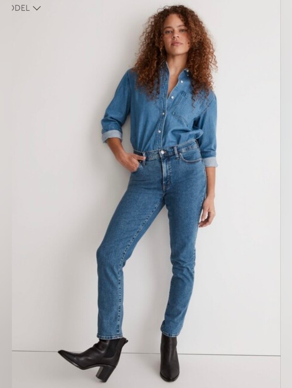 ❤️ NWOT! MADEWELL MID-RISE PERFECT VINTAGE JEANS, KNOWLAND WASH 8 (29)